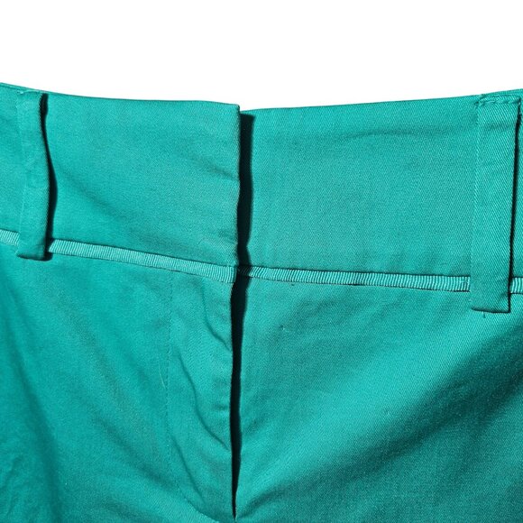 7th Avenue Design Studio Womens Green Cotton Blend Shorts Size 8 - Picture 3 of 6